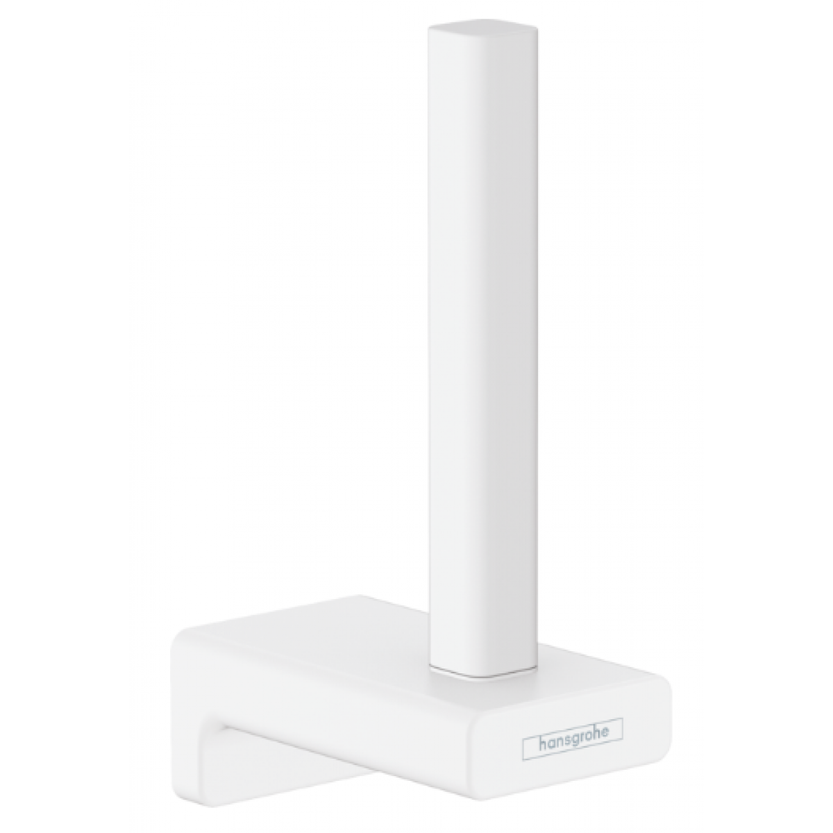 Hansgrohe AddStoris 白色捲紙架 (壁掛式/隱藏式固定)